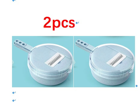 DecoRight 8-in-1 Mandoline Slicer | Vegetable Cutter with Strainer & Grater