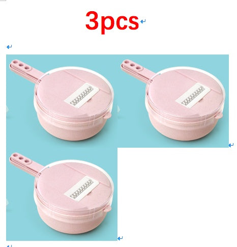 DecoRight 8-in-1 Mandoline Slicer | Vegetable Cutter with Strainer & Grater
