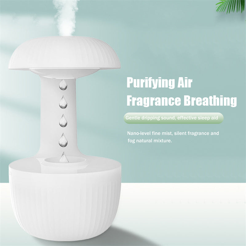 DecoRight Anti-Gravity Air Humidifier | Silent Cool Mist Maker & Stress Relief Aroma Diffuser