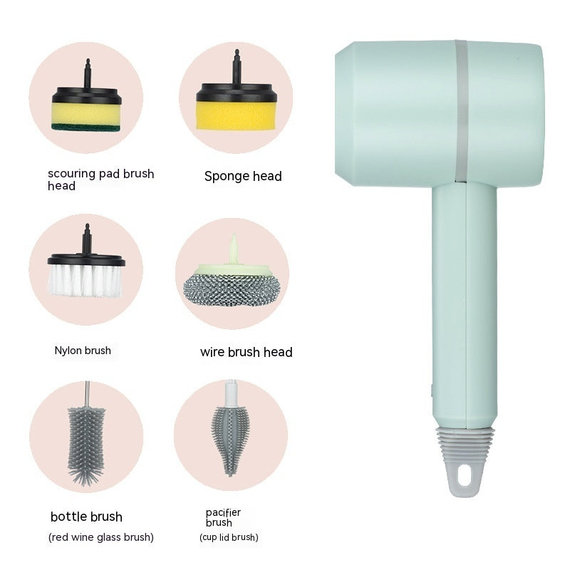 DecoRight Electric Cleaning Brush | Rechargeable Kitchen & Bathroom Power Scrubber