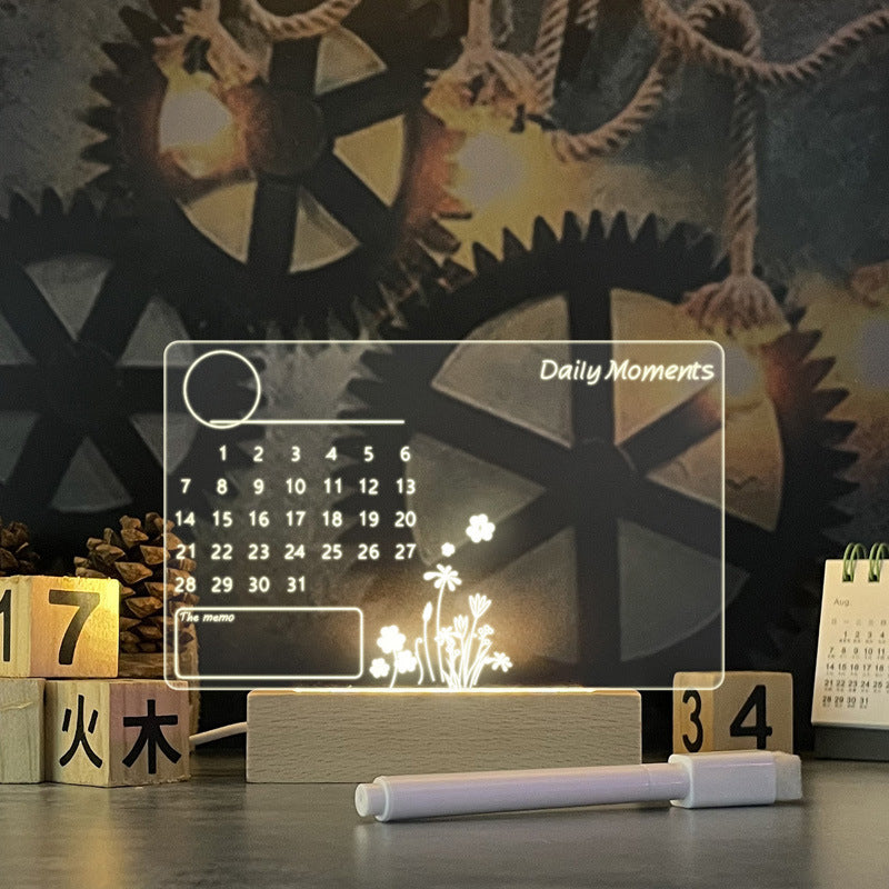DecoRight Creative LED Note Board Night Light USB Message Board Lamp Gift |
