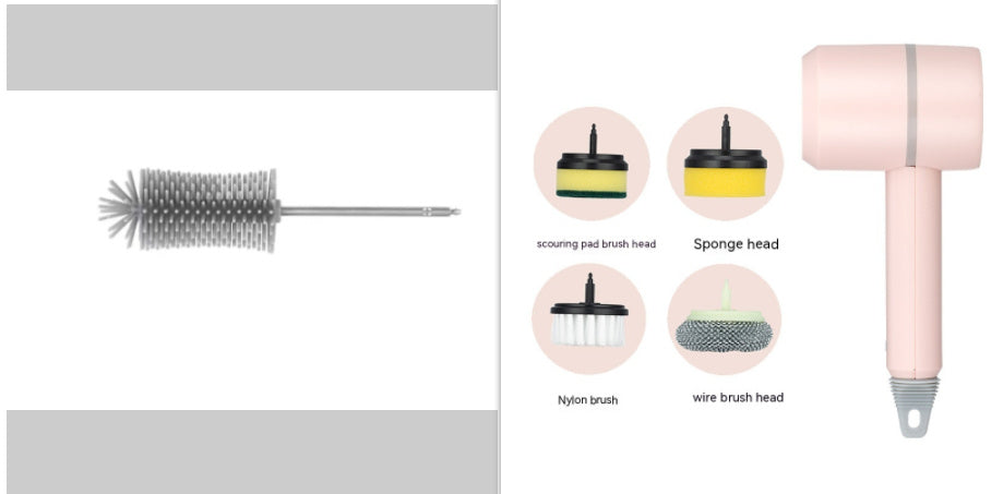 DecoRight Electric Cleaning Brush | Rechargeable Kitchen & Bathroom Power Scrubber
