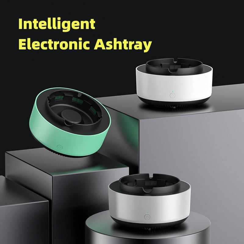 DecoRight Portable Smokeless Ashtray with Air Purification | Odor Eliminating Car & Home Gadget