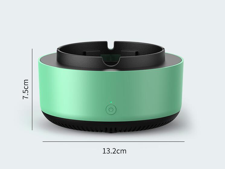 DecoRight Portable Smokeless Ashtray with Air Purification | Odor Eliminating Car & Home Gadget