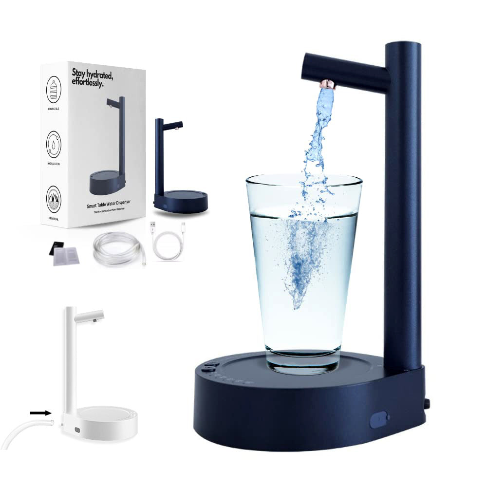 DecoRight Electric Water Bottle Dispenser | Rechargeable Gallon Desk Pump