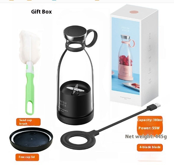 DecoRight Portable Electric Juicer Blender | USB Rechargeable Smoothie Maker 350ML