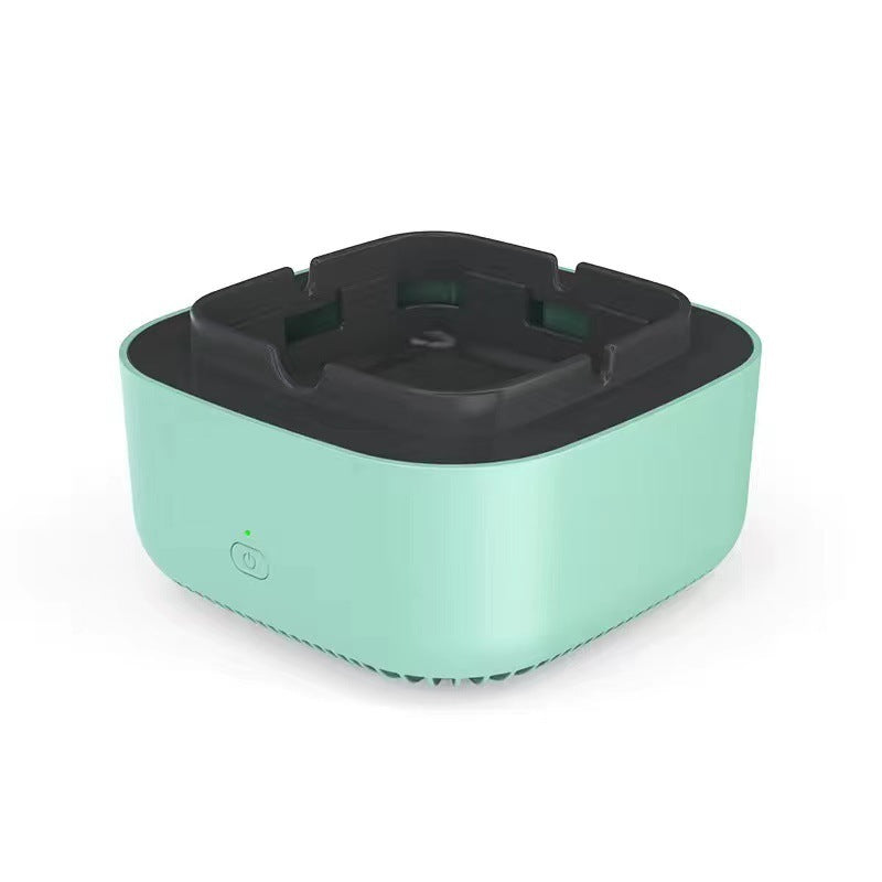 DecoRight Portable Smokeless Ashtray with Air Purification | Odor Eliminating Car & Home Gadget