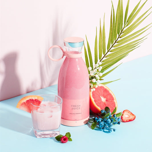 DecoRight Portable Electric Juicer Blender | USB Rechargeable Smoothie Maker 350ML