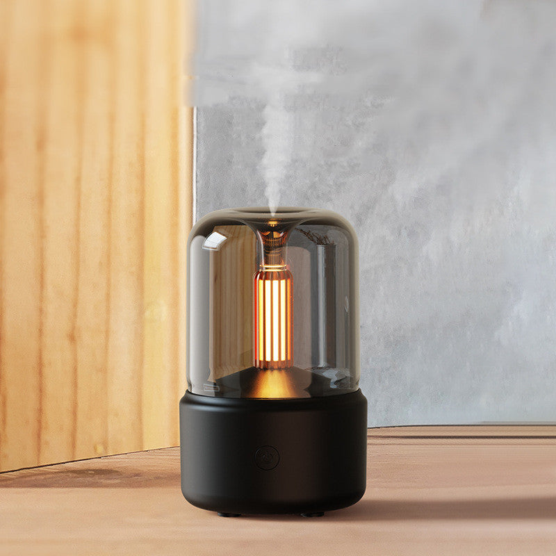 Candlelight Aroma Diffuser USB Portable Humidifier with LED Night Light | DecoRight